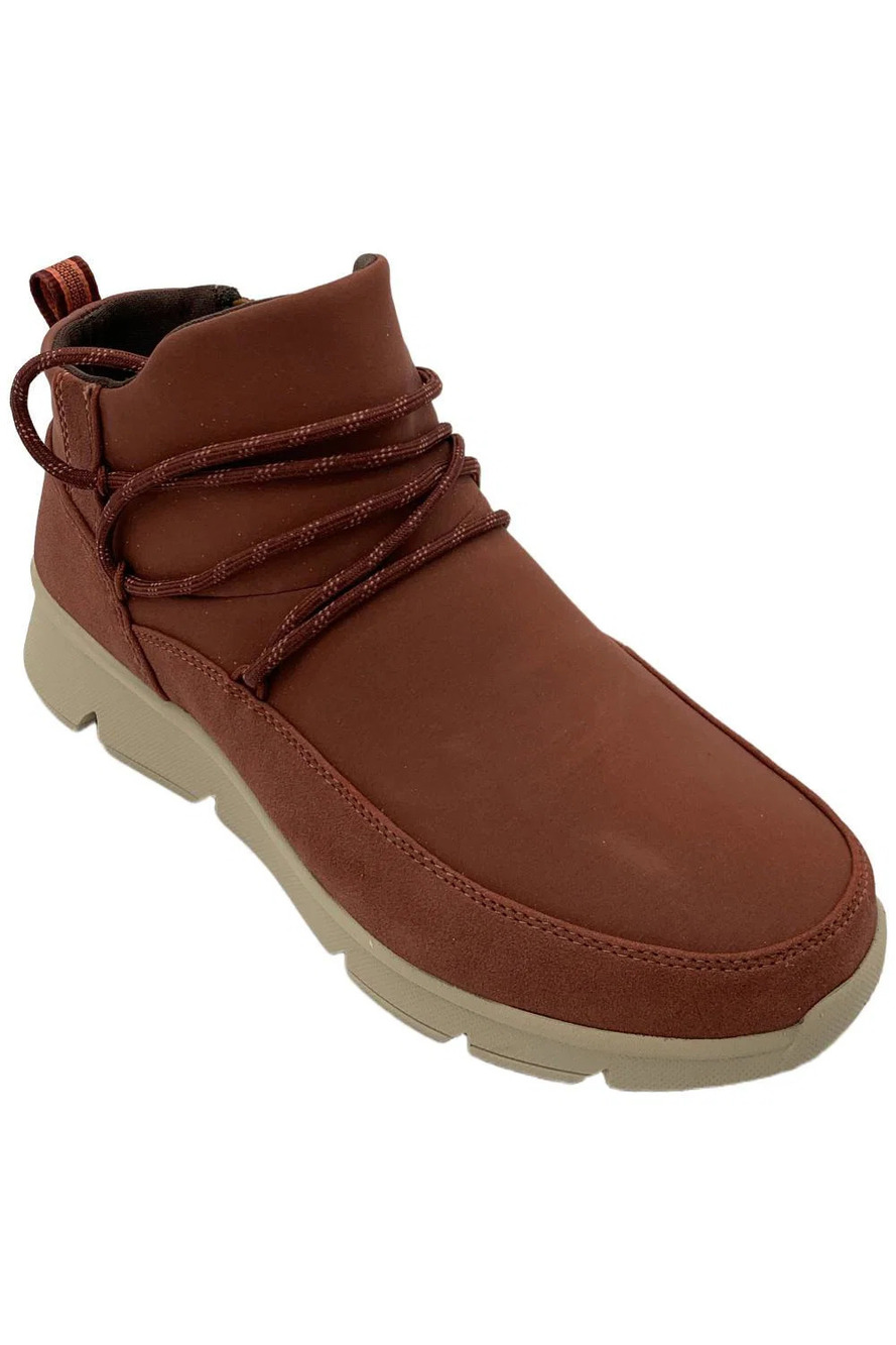Ryka Women's Charisma Water-Resistant Lace-Up Ankle Boots Red Ochre - Medium